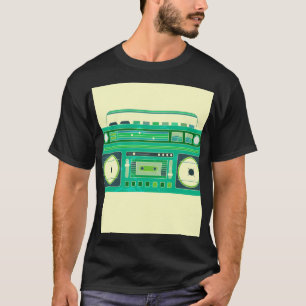 Classic Boom Box Vintage Image T-Shirt
