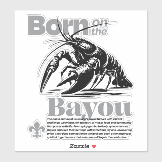 Classic Born on the Bayou Cajun Vibes (Sheet)