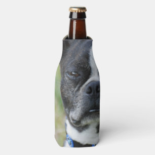 Classic Boston Terrier Dog Bottle Cooler
