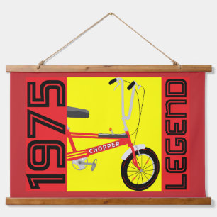 Classic British 1970's Iconic Bicycle Hanging Tapestry