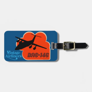 Classic British Airliner Luggage Tag