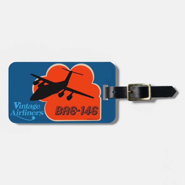 Classic British Airliner Luggage Tag (Front Horizontal)