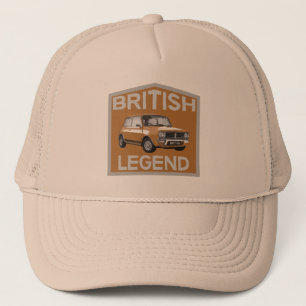 Classic British Cars Petrolhead Vintage Mug Trucker Hat