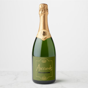 Classic British Novelty Gift Sparkling Wine Label