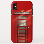 Classic British Red Telephone Box iPhone XS Max Case<br><div class="desc">I gave my original design a new coat of paint! This classic icon of the British landscape has been well received by my customers receiving 5 star reviews in the past, so I really hope the new design proves to be as popular. In addition to the brighter red tone, as...</div>