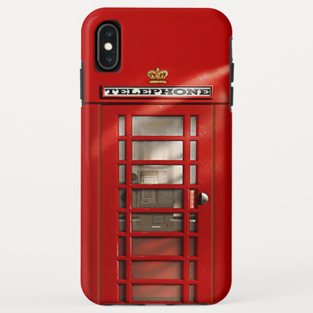Classic British Red Telephone Box Case-Mate iPhone Case (Back)