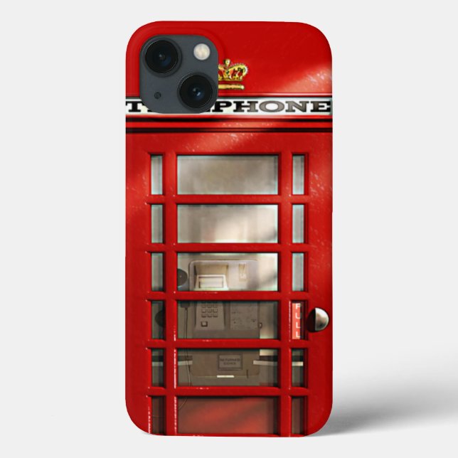 Classic British Red Telephone Box Case-Mate iPhone Case (Back)