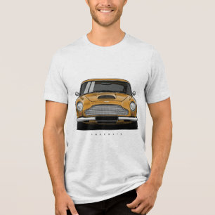 Classic British Sports Car DB4 GT T-Shirt Tri-Blend Shirt