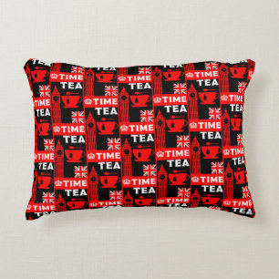 Classic British Tea Drinkers Cushion