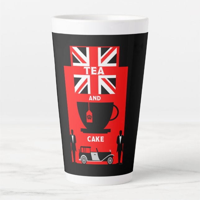 Classic British Tea Drinkers        Latte Mug (Front)