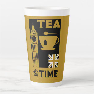 Classic British Tea Drinkers Latte Mug