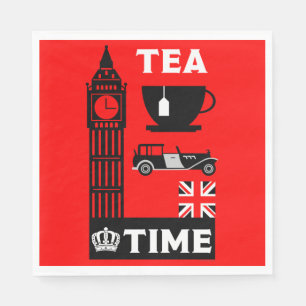 Classic British Tea Drinkers Napkin