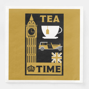 Classic British Tea Drinkers Napkin