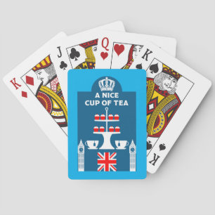 Classic British Tea Drinkers         Playing Cards