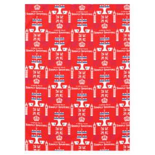 Classic British Tea Drinkers Tablecloth
