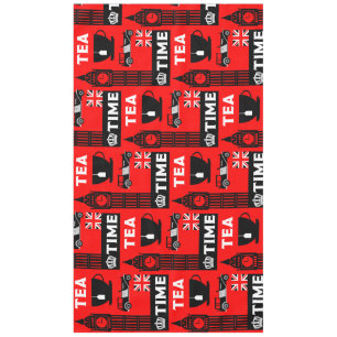 Classic British Tea Drinkers Tablecloth