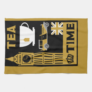 Classic British Tea Drinkers Towel