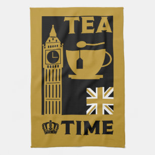 Classic British Tea Party Towel