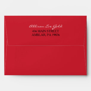 CLASSIC BROADWAY Bar Bat Mitzvah Invitation Envelope
