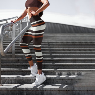 Classic Brown Capri Leggings