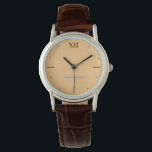 Classic Brown Leather Strap Watch<br><div class="desc">Classic Brown Leather Strap Watch</div>