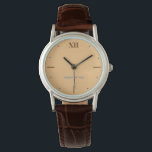 Classic Brown Leather Strap Watch<br><div class="desc">Classic Brown Leather Strap Watch</div>