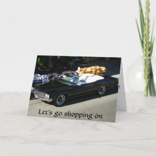 CLASSIC BUICK BIRTHDAY GREETING CARD