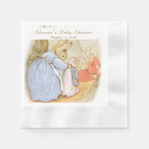 Classic Bunnies Baby Shower Napkin