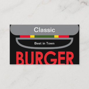 Classic Burger Business Card