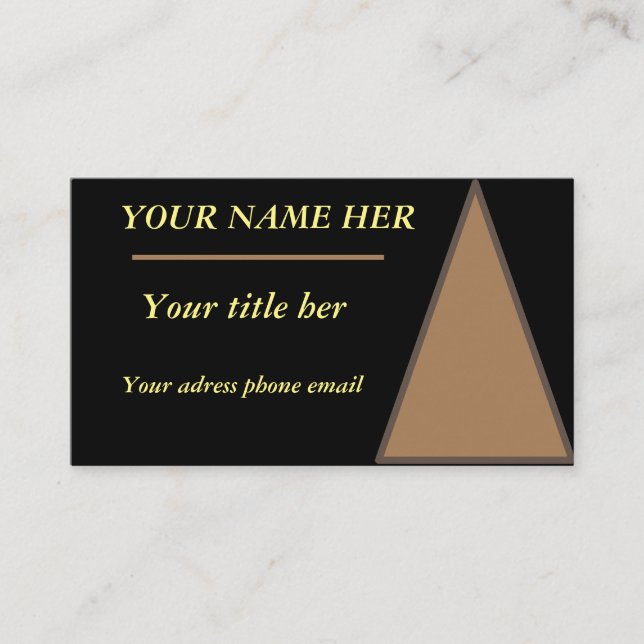  classic Business Card four your busness (Front)