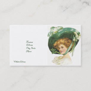 CLASSIC BUSINESS CARDS - BIG GREEN BONNET - STYLE