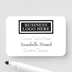 Classic Business Modern Employee Name tag