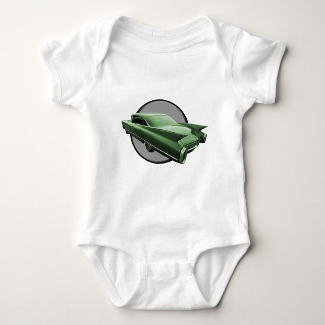 Classic Cadillac Baby Bodysuit (Front)