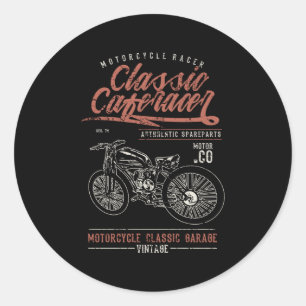 Classic Caferacer Classic Round Sticker