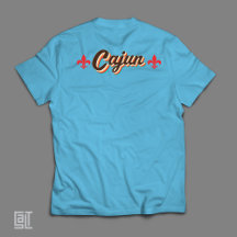 Classic Cajun Fleur-de-lis Retro Throwback  Vintag