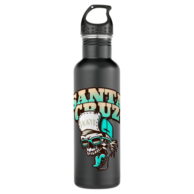 Classic California Skater Santa Cruz 710 Ml Water Bottle (Front)