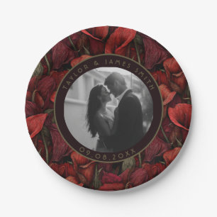 Classic Calle Lilies Plates For Bridal Shower Part