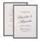 Classic Calligraphy Old Money Wedding