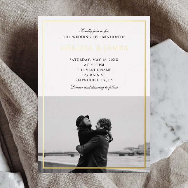 Classic Calligraphy Photo White Wedding (Creator Uploaded)