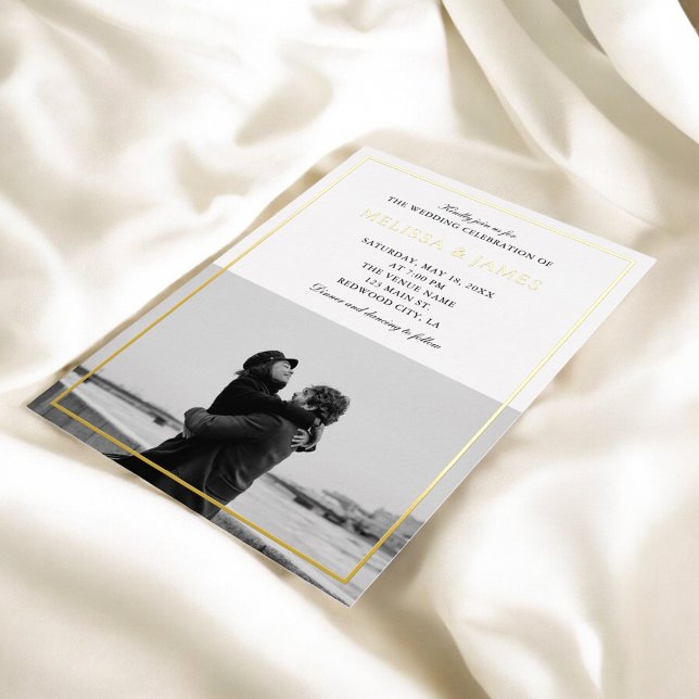 Classic Calligraphy Photo White Wedding (Creator Uploaded)