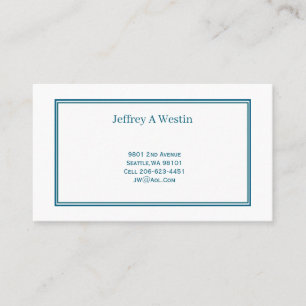 Classic Calling Card
