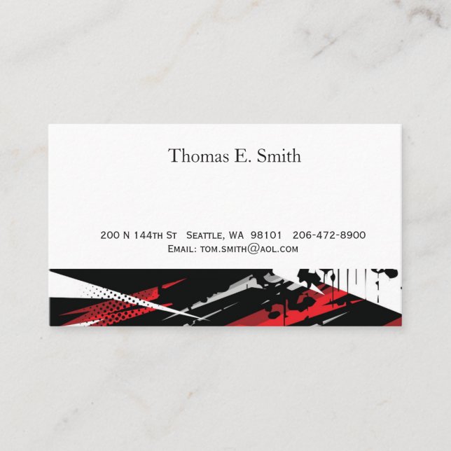 Classic Calling Card (Front)
