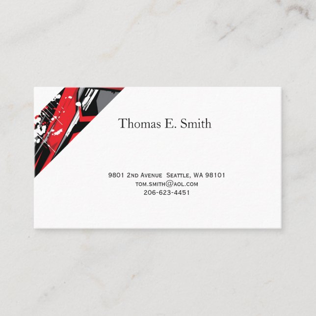 Classic Calling Card (Front)
