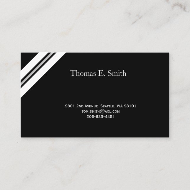 Classic Calling Card (Front)