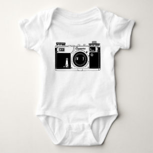 Classic Camera Baby Bodysuit