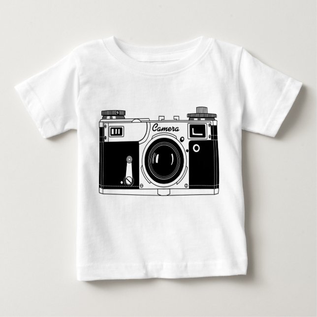 Classic Camera Baby T-Shirt (Front)