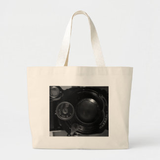 Classic Camera Print Large Tote Bag