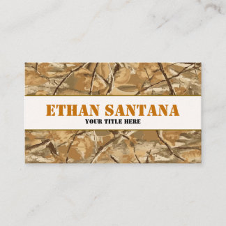 Classic Camo Business Card