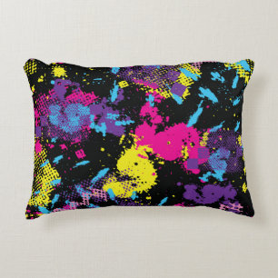 Classic Camouflage: Seamless Vintage Pattern Decorative Cushion