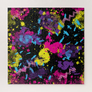 Classic Camouflage: Seamless Vintage Pattern Jigsaw Puzzle